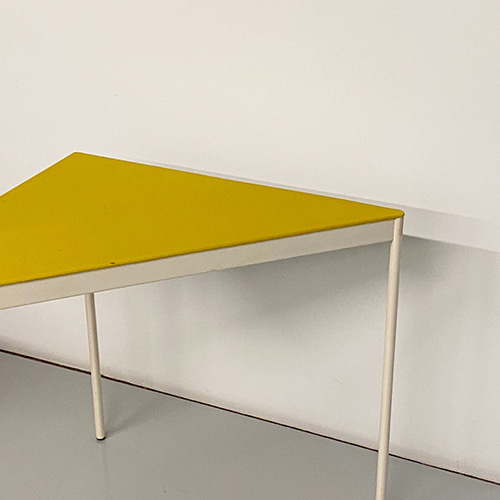 yellow triangle table